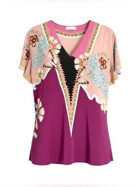 ETRO Silk Floral Blouse 46